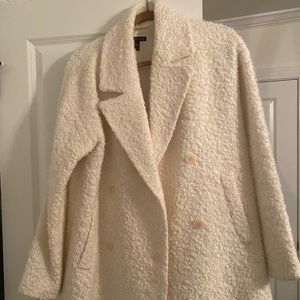Elieen Fisher cream coat